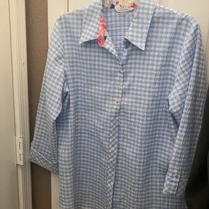 FINAL MARKDOWN Allison Daley seersucker blouse 12